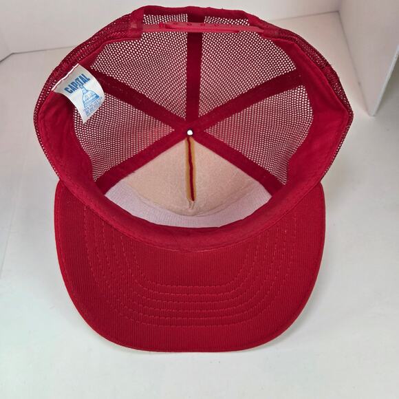 80s Capital Banning Junction Red Mesh Foam Snapback Trucker Cap Philippines - Picture 6 of 10